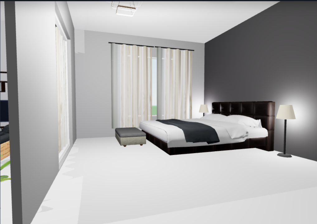 Cozy bedroom design